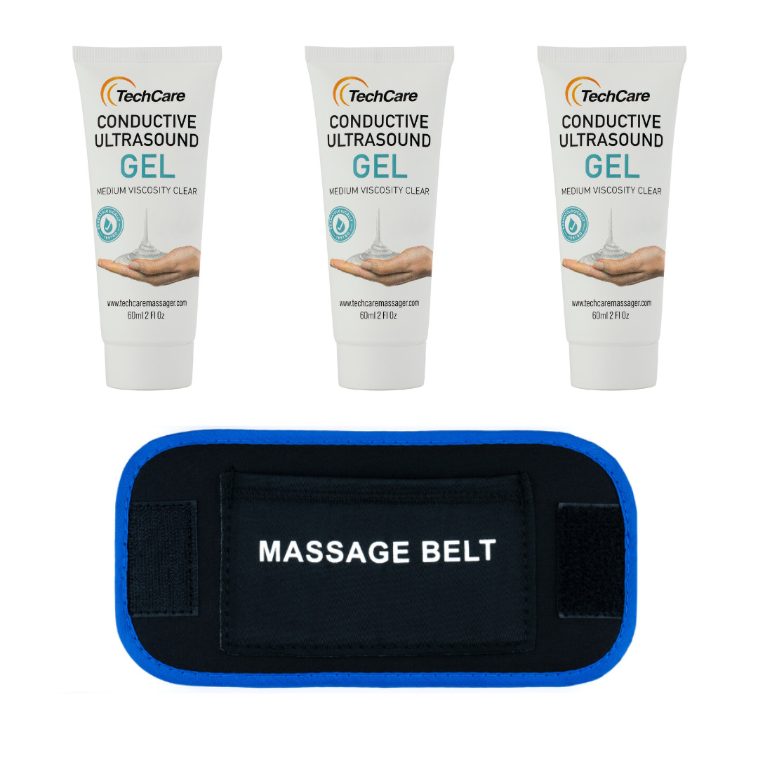 Tens Unit Muscle Stimulator Massager Belt Attachment with Conductive GEL