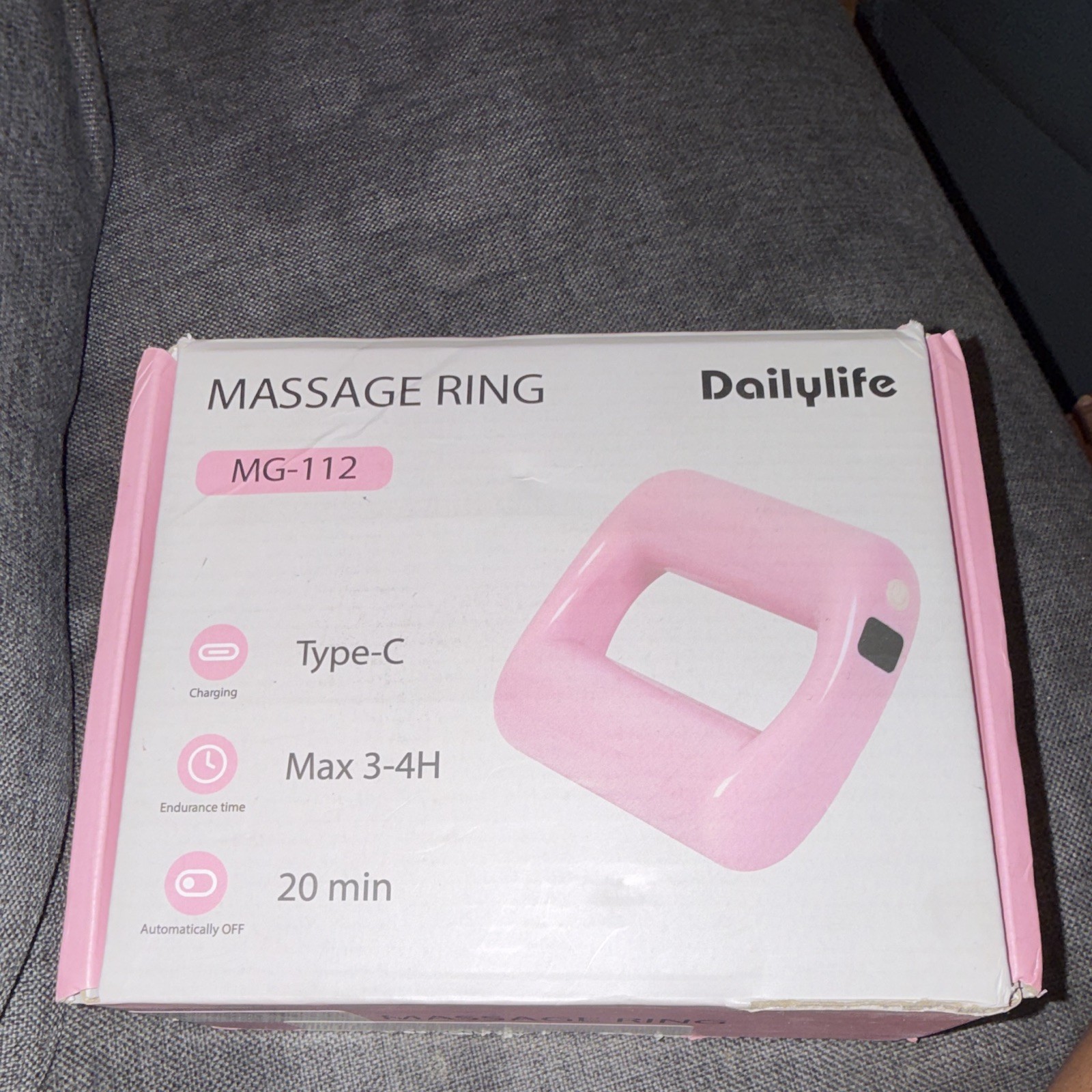 Full-Body Fascia Ring, Fascia Gun Massage Ring w/Belt For Fat Burning & Shaping