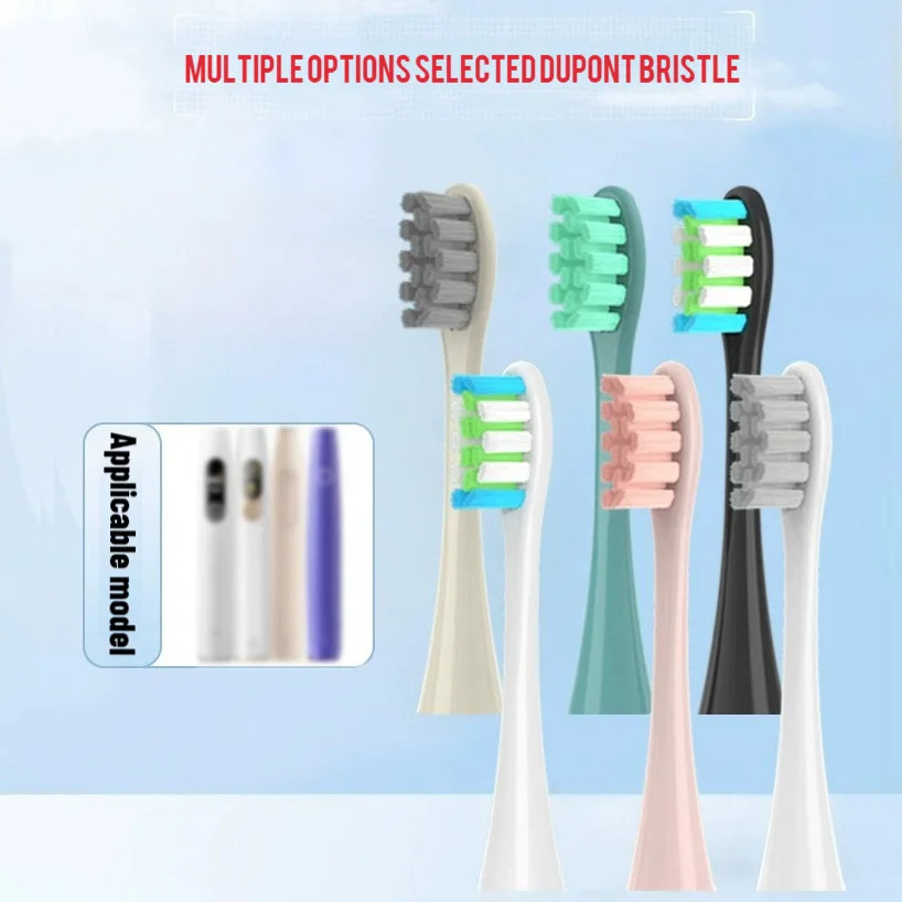 6Pcs Suitable for OCLEAN/OKLIN X Electric Toothbrush Head One/Se/Xpro/Z1/Air Uni