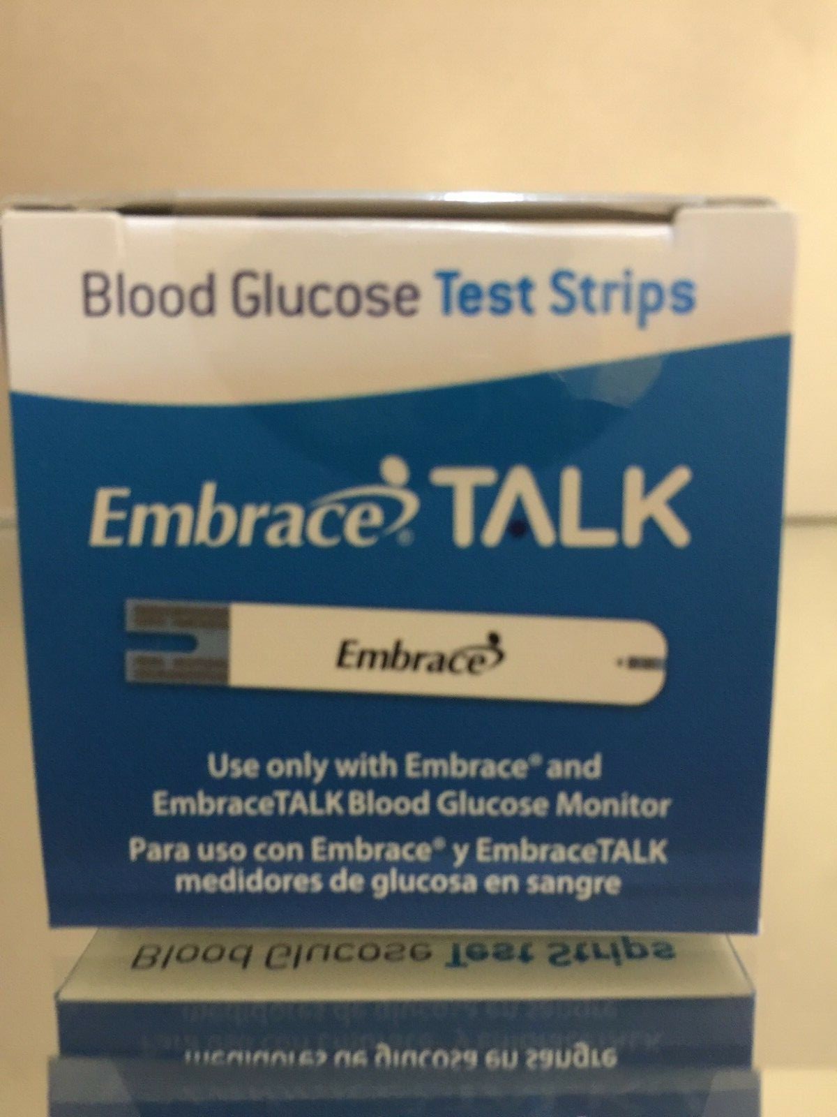 Embrace TALK Blood Glucose Test Strips 1000 Qty. Exp 11/22/24. Free shipping