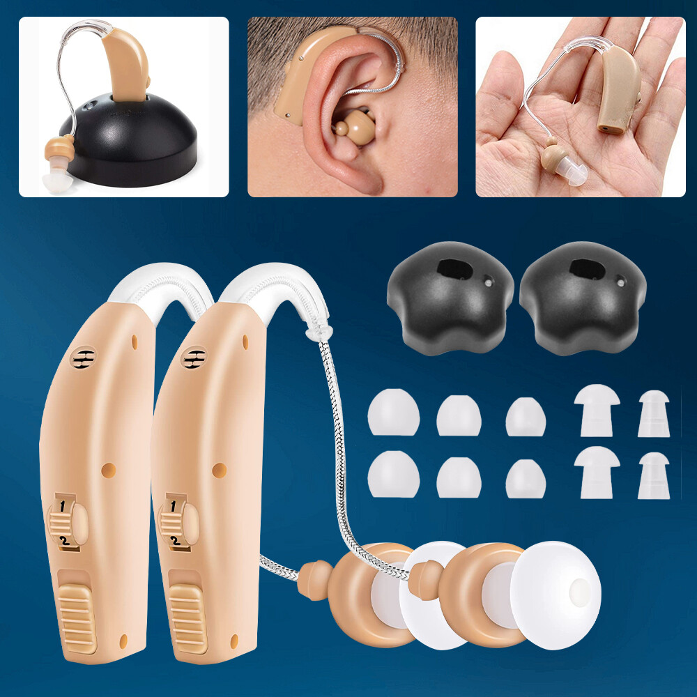 Rechargeable Hearing Aid Sound Amplifier Elderly Ear Hearing Aid For The Deaf