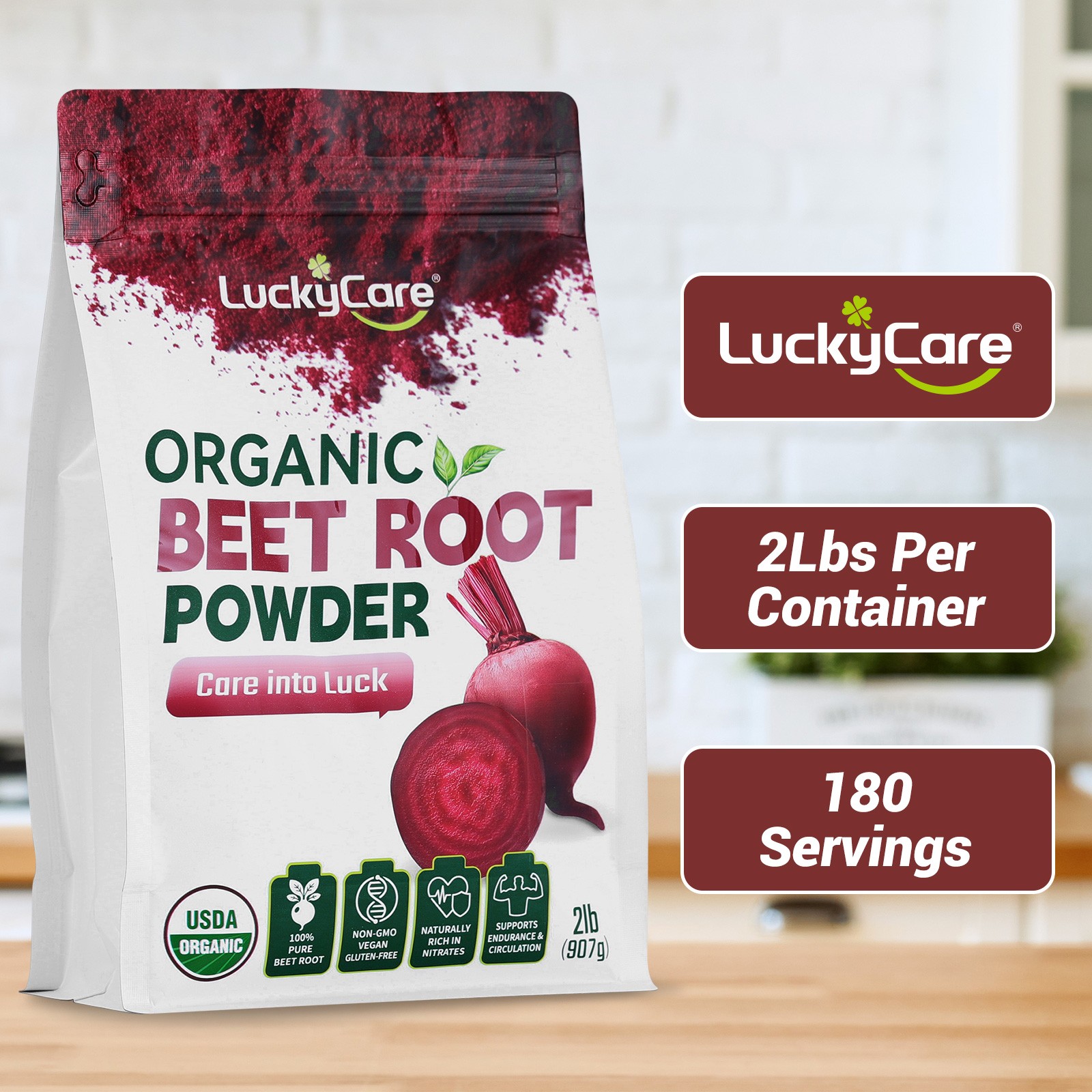 2 LB Organic Beet Root Powder Raw Non GMO Pure Beta Vulgaris Nitric Oxide Booste