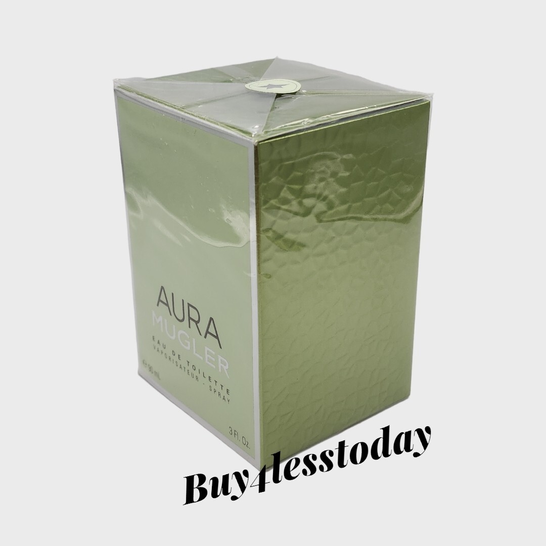 Thierry Mugler Aura Eau De Toilette 3 oz / 90 ml Spray for Women Sealed New