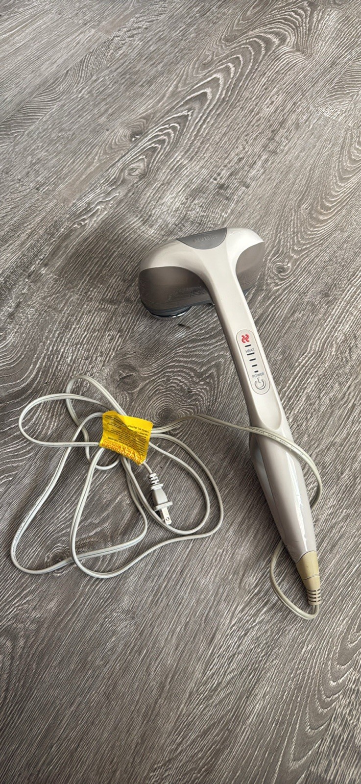 HoMedics HHP-350 Percussion Pro Handheld Electric Full Body Massager with Heat