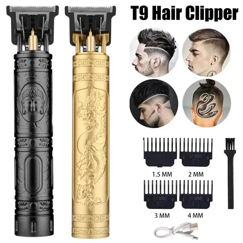 Vintage Cordless Hair Cutting Machine Portable Hair Clipper Electric Hair Trimme