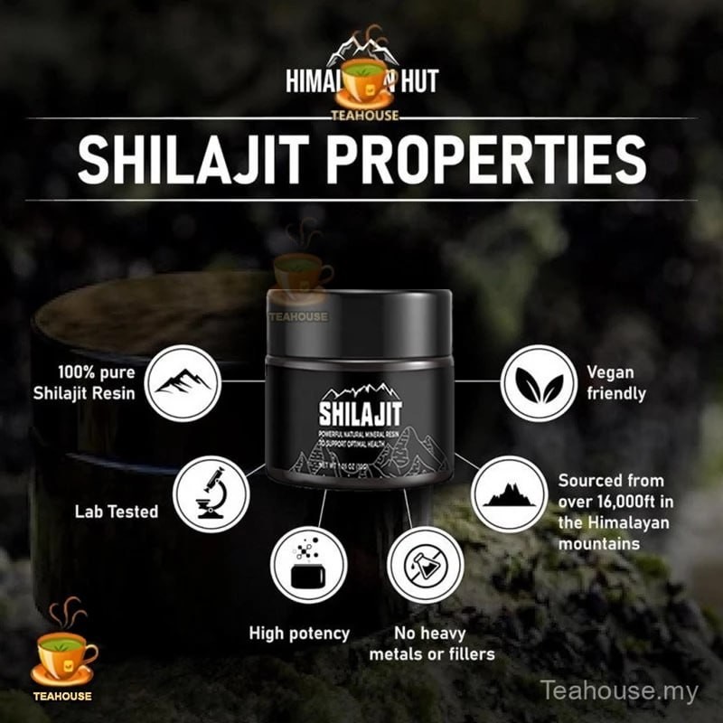Pure Himalayan Shilajit Resin Organic Mineral Rich Wellness Supplement