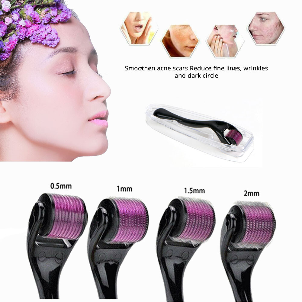 Beard Derma Roller For Hair Loss And Fast Beard Growth 540 0.5-2.0mm Microneedle