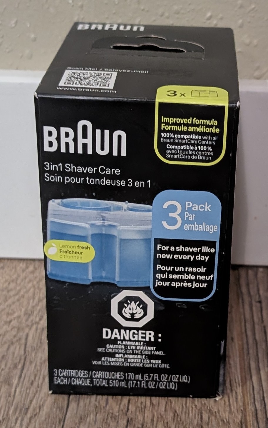 Braun Clean & Renew Shaver Replacement Cartridges – CCR – 3 Count – NEW Formula