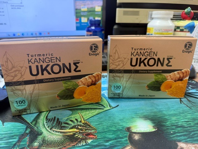 Kangen Ukon Turmeric ENAGIC 100% Organic 200 Capsules (Exp 2029)