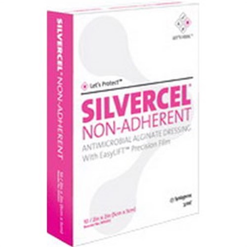 Silver Alginate Dressing Silvercel Non-Adherent 2 X 2_Each