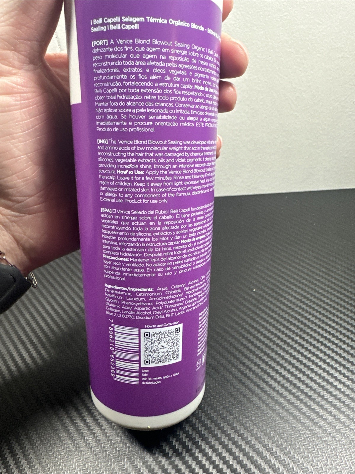 I Belli Capelli. Venice. Blond Blowout Sealing 16.9oz. New. Free Ship! V3