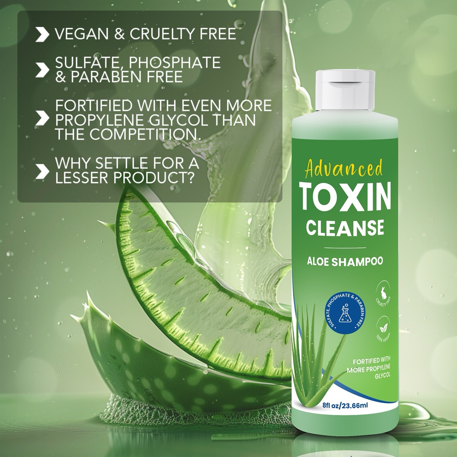 Advanced Toxin Cleanse Detox Shampoo Pass Hair Follicle Test w/ Directions