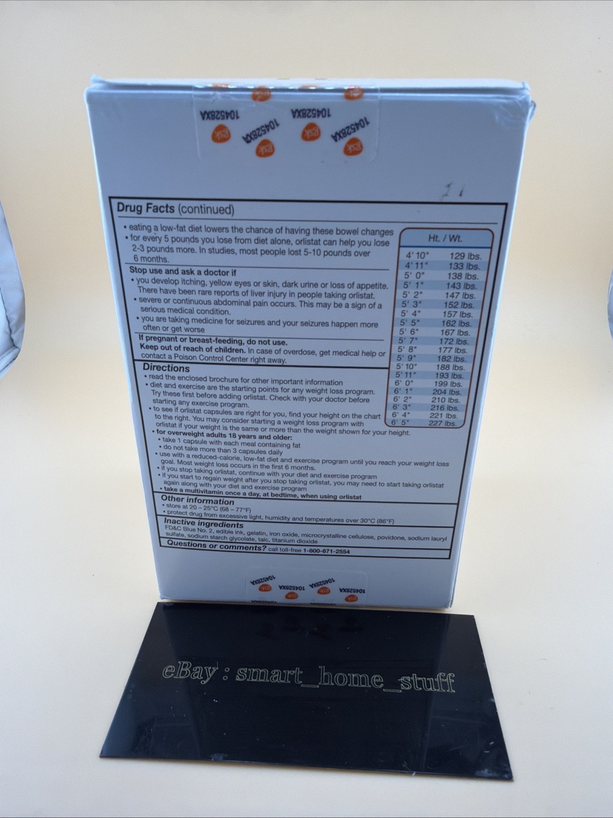 Weight Loss Diet Pills, Orlistat 60 mg Capsules 120 Count Refill Pack EXP 2027