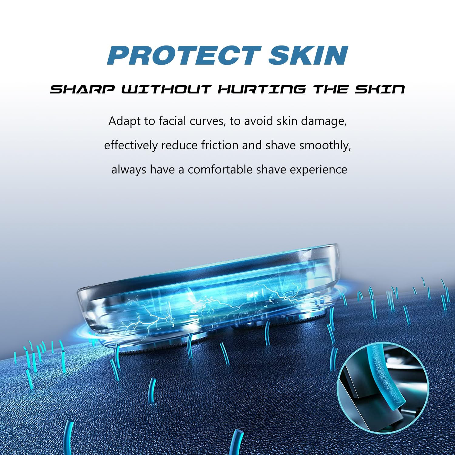 HQ8 Replacement Heads Compatible with Philips Norelco Aquatec Shavers, Razor Bla