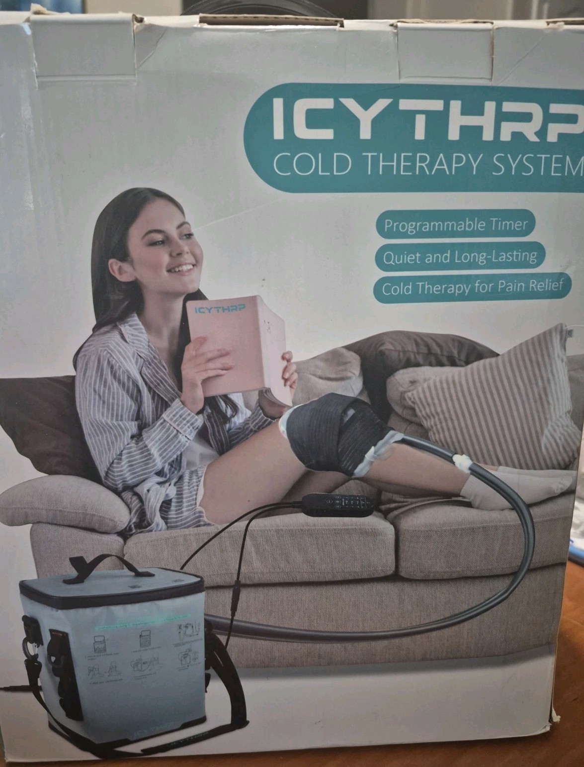 ICYTHRP IC07 Cold Therapy Machine Programmable Timer Portable Ice Knee Surgery