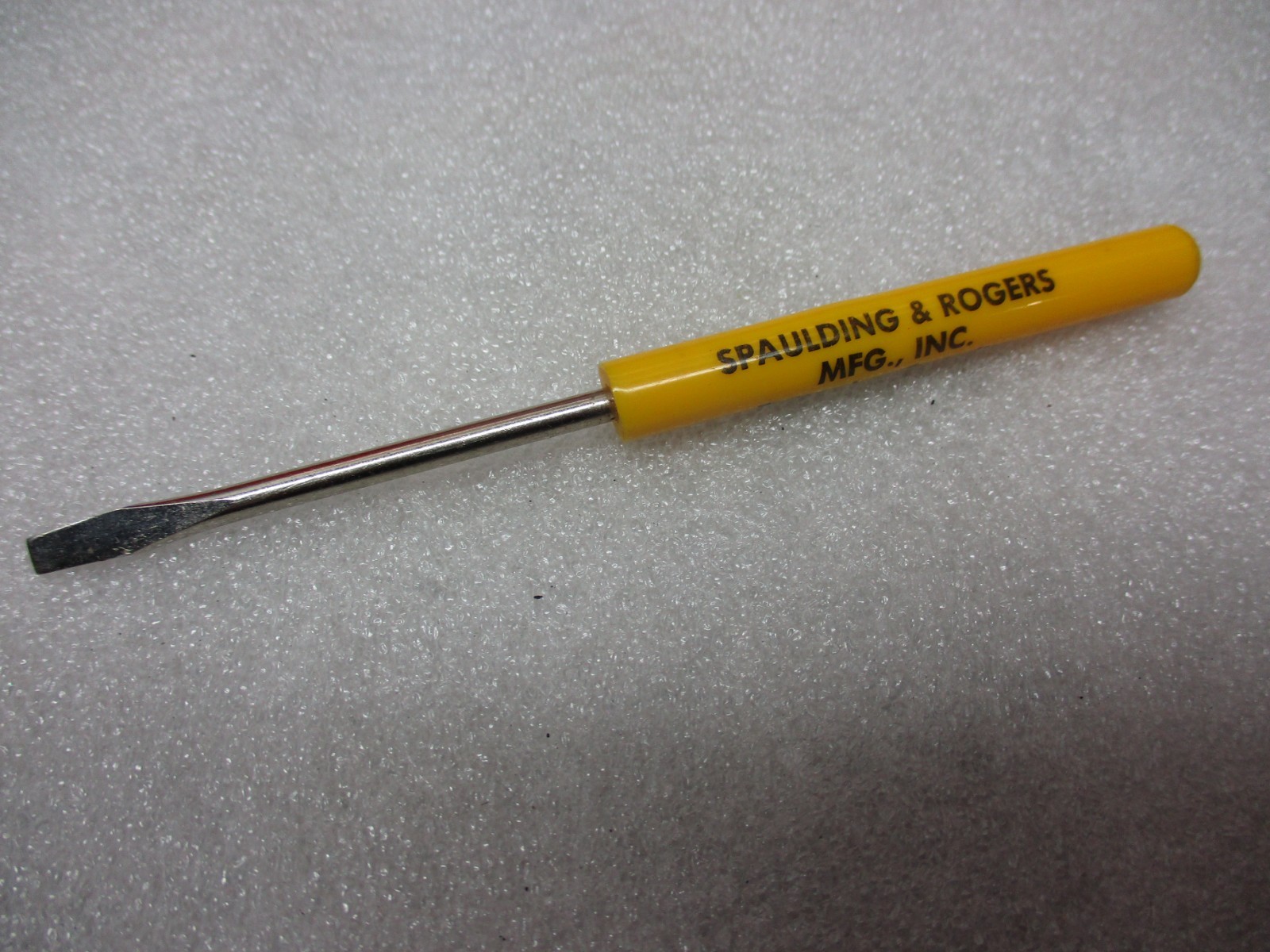 VINTAGE SPAULDING & ROGERS TATTOO ADVERTISING SCREWDRIVER MAD RARE !