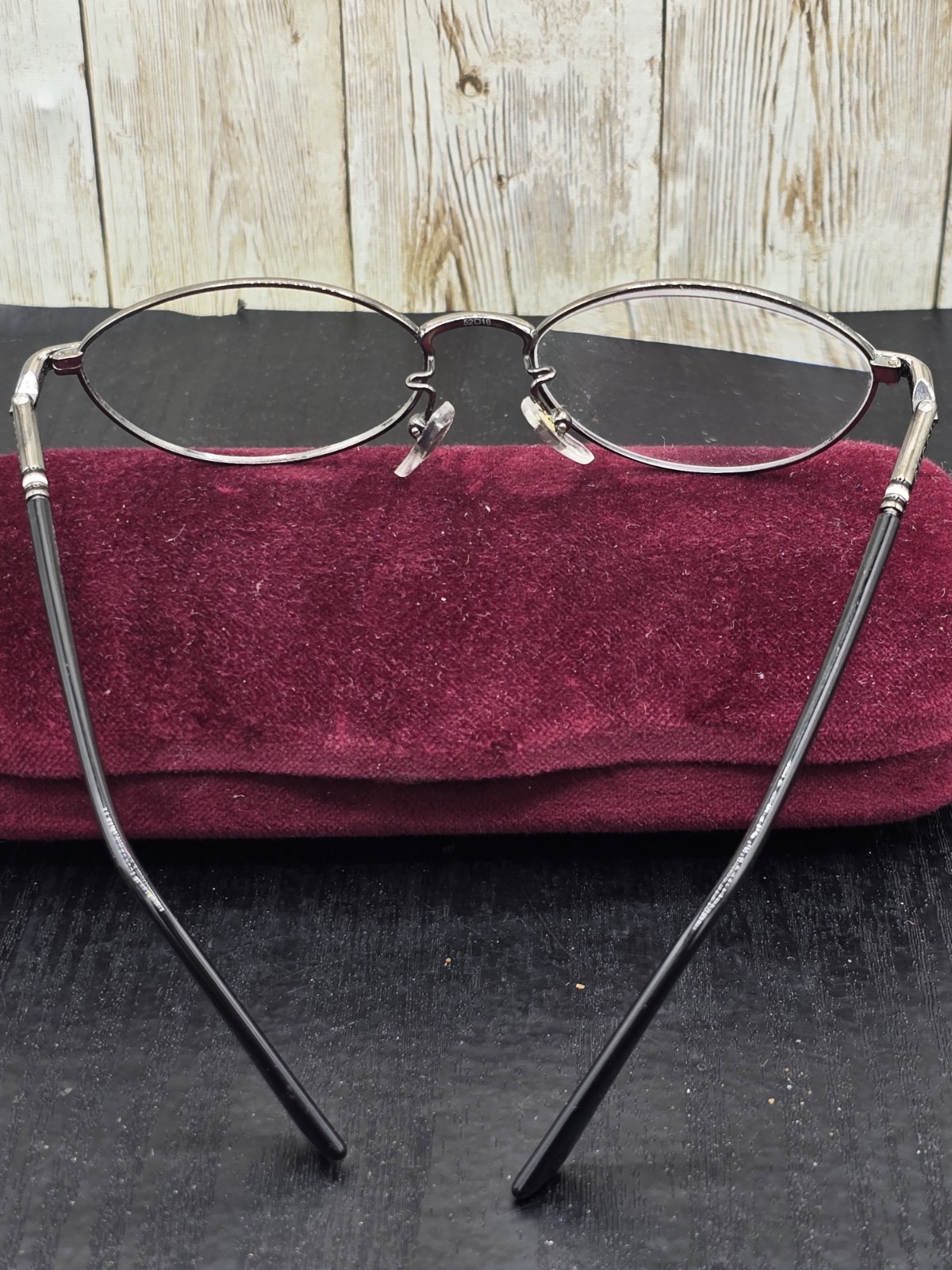 Gucci Eyeglasses Frames GG0949OJ 003 Black Silver & Case Oval Wire Rim 52-16-135