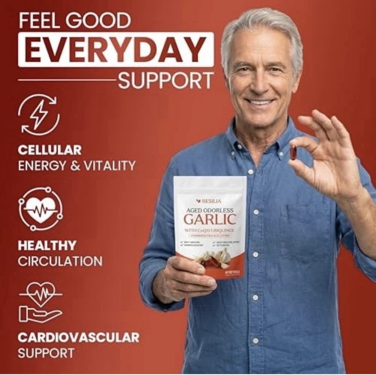 Garlic Extract 600mg Softgels (60 Count) – Odorless Aged Garlic Extra…