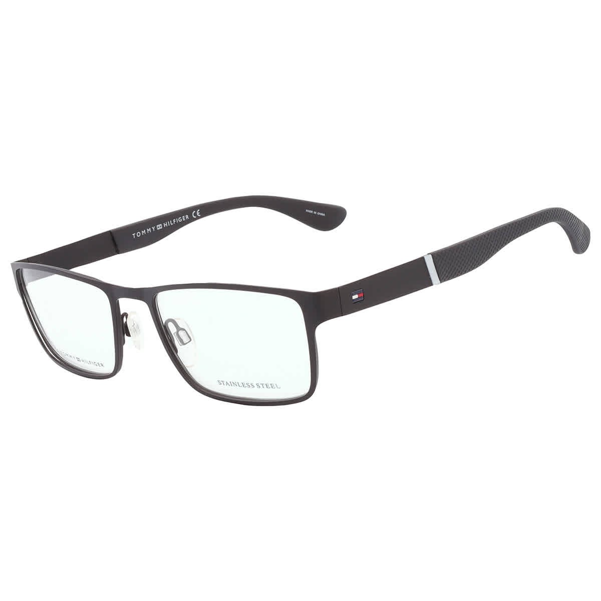 Tommy Hilfiger Demo Rectangular Men’s Eyeglasses TH 1543 0003 54 TH 1543 0003 54
