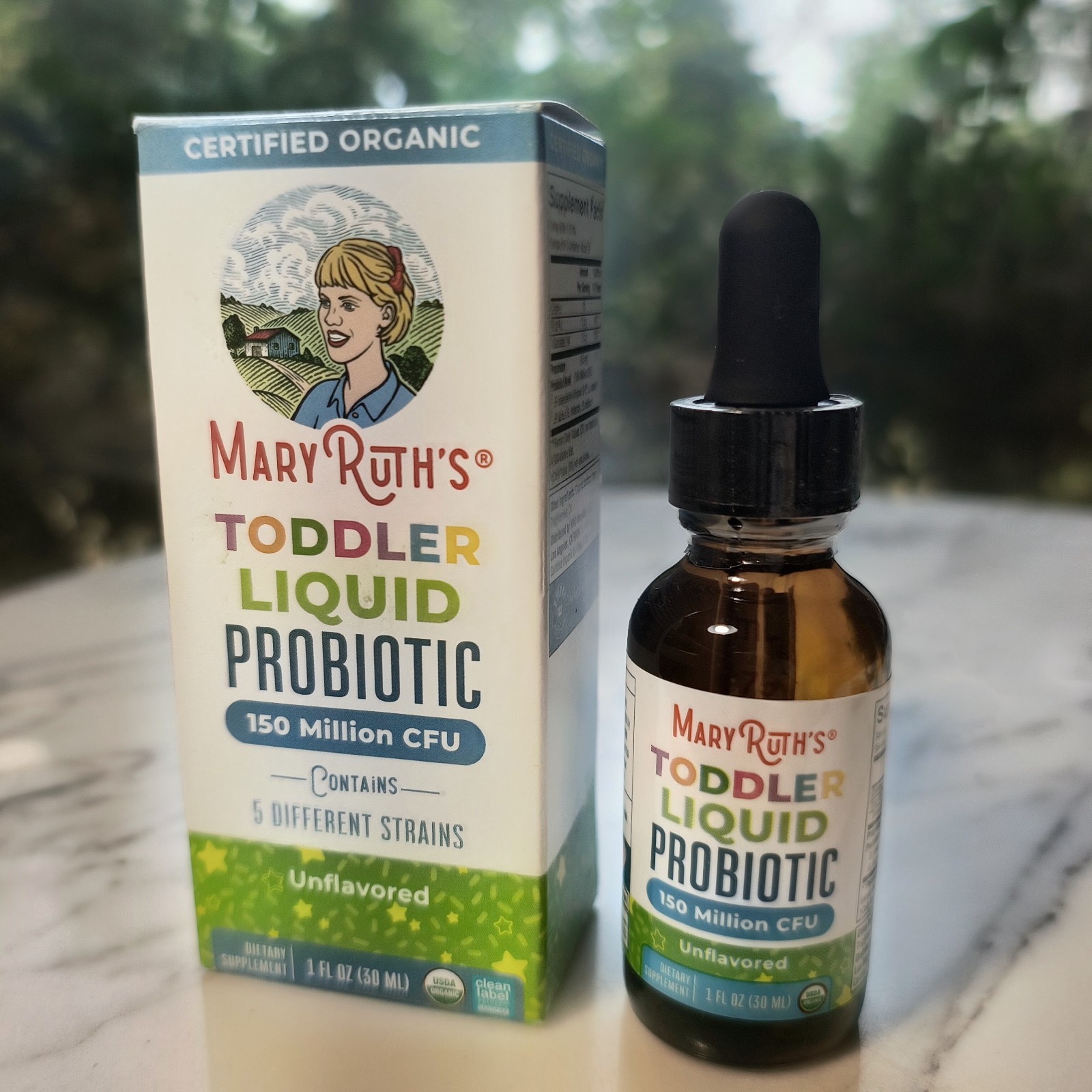Toddler Liquid Probiotic Drops, Mary Ruths, Ages 1-3 Years, Unflavored, 30 ml