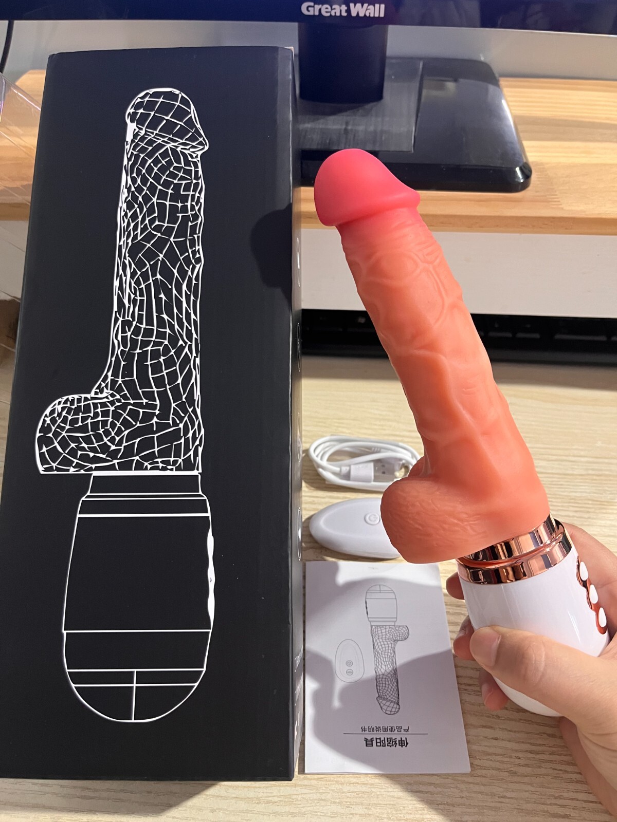 4IN1-Telescopic-Thrusting-Heating-Vibrator-Dildo-for-Women-Massage-Toy-Lubricant