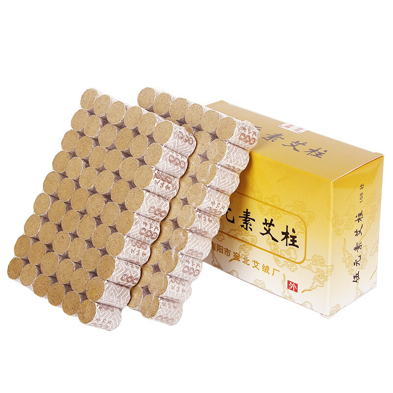 5 Years Pure Moxa Roll Stick For Moxibustion Treatment Health Care 108pcs/box艾柱