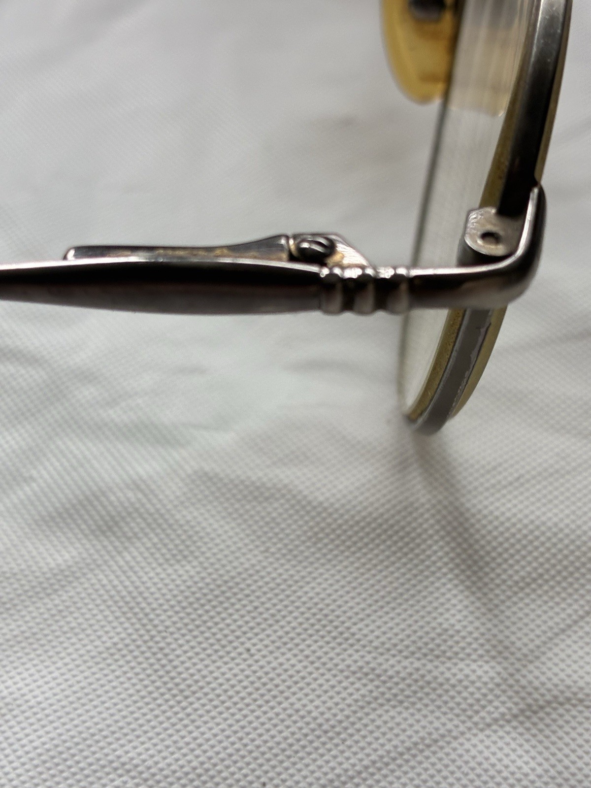 Silver Metal Round Full Rim Eyeglasses Frames, Solid, Unisex Adults