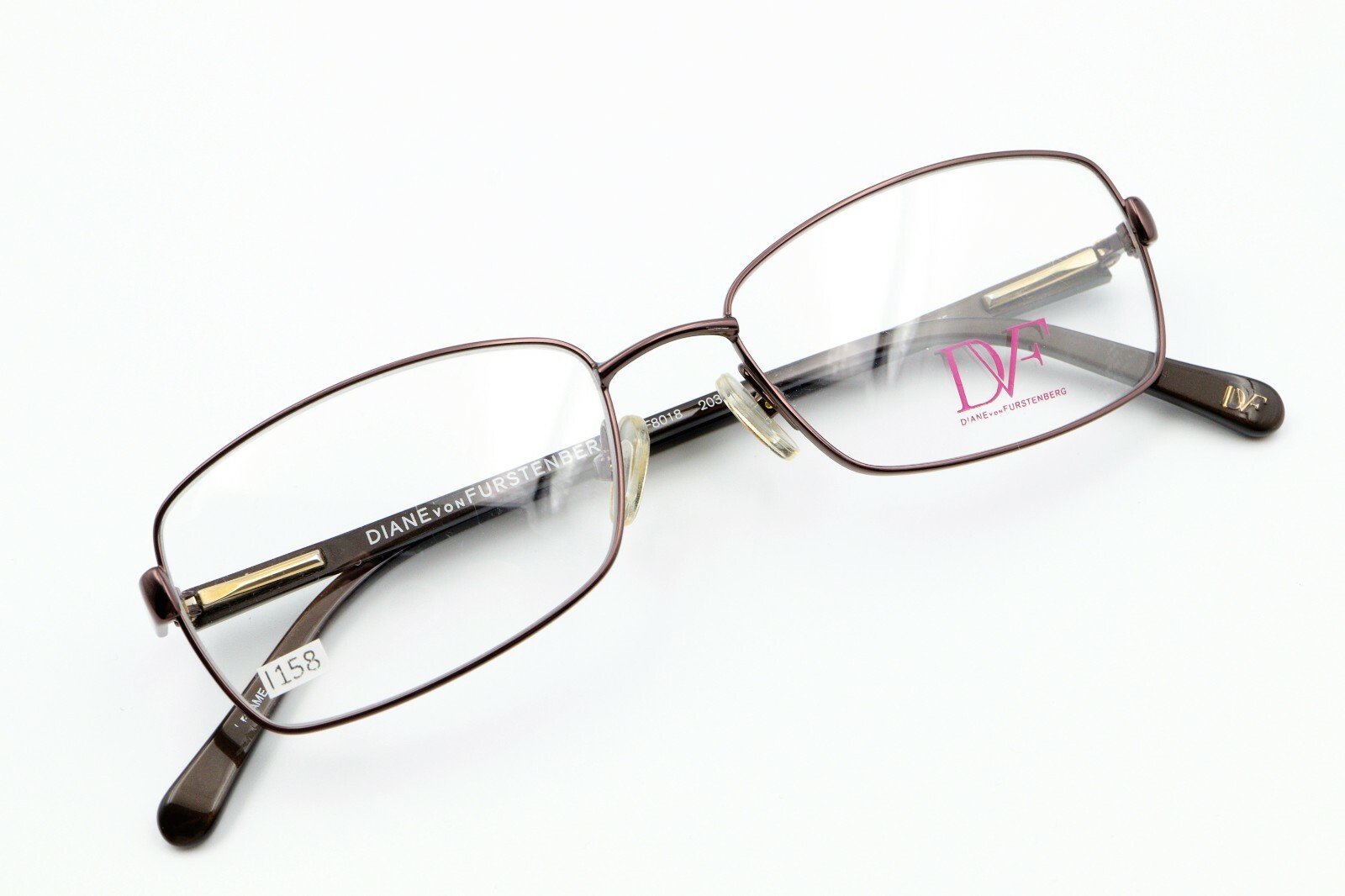 DIANE VON FURSTENBERG DVF8018 203 Brown 52-16-135 Frames Flex Hinges I158