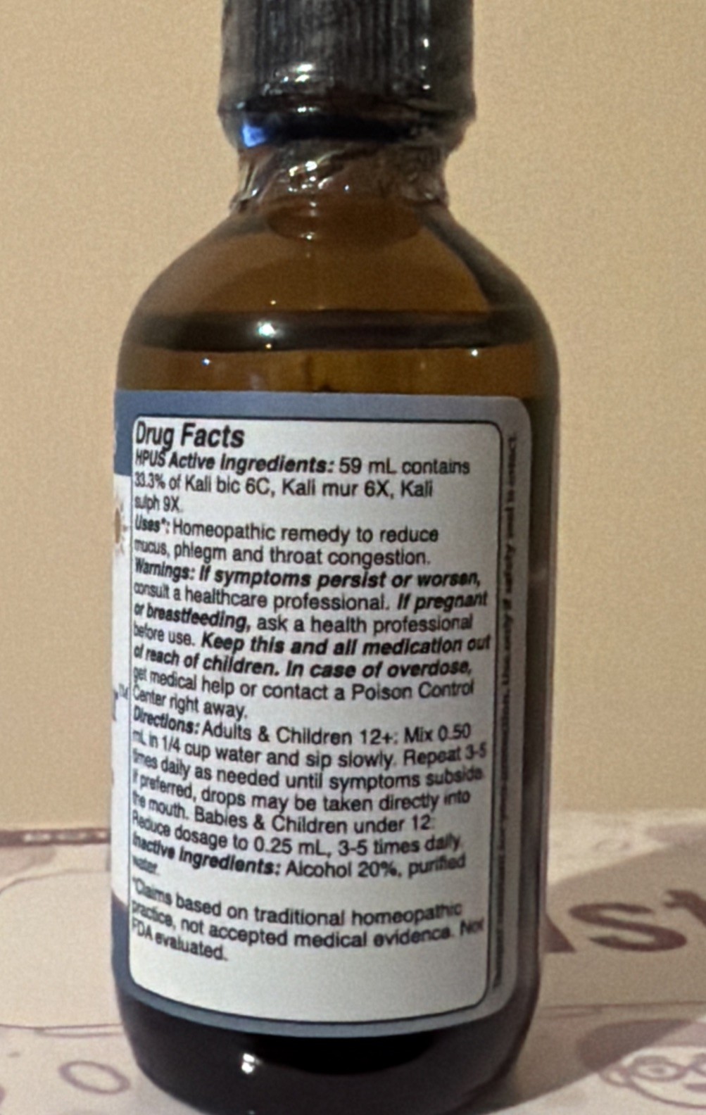 Native Remedies Mucus-Clear for Mucus & Phlegm Congestion Exp 2028