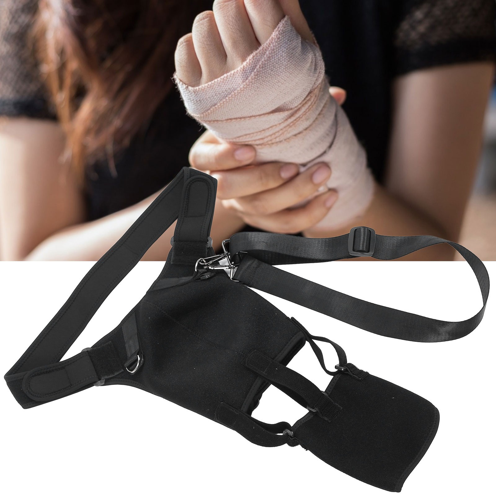 Shoulder Brace Support Arm Sling customizable Rotator Cuff Fixing Shoulder