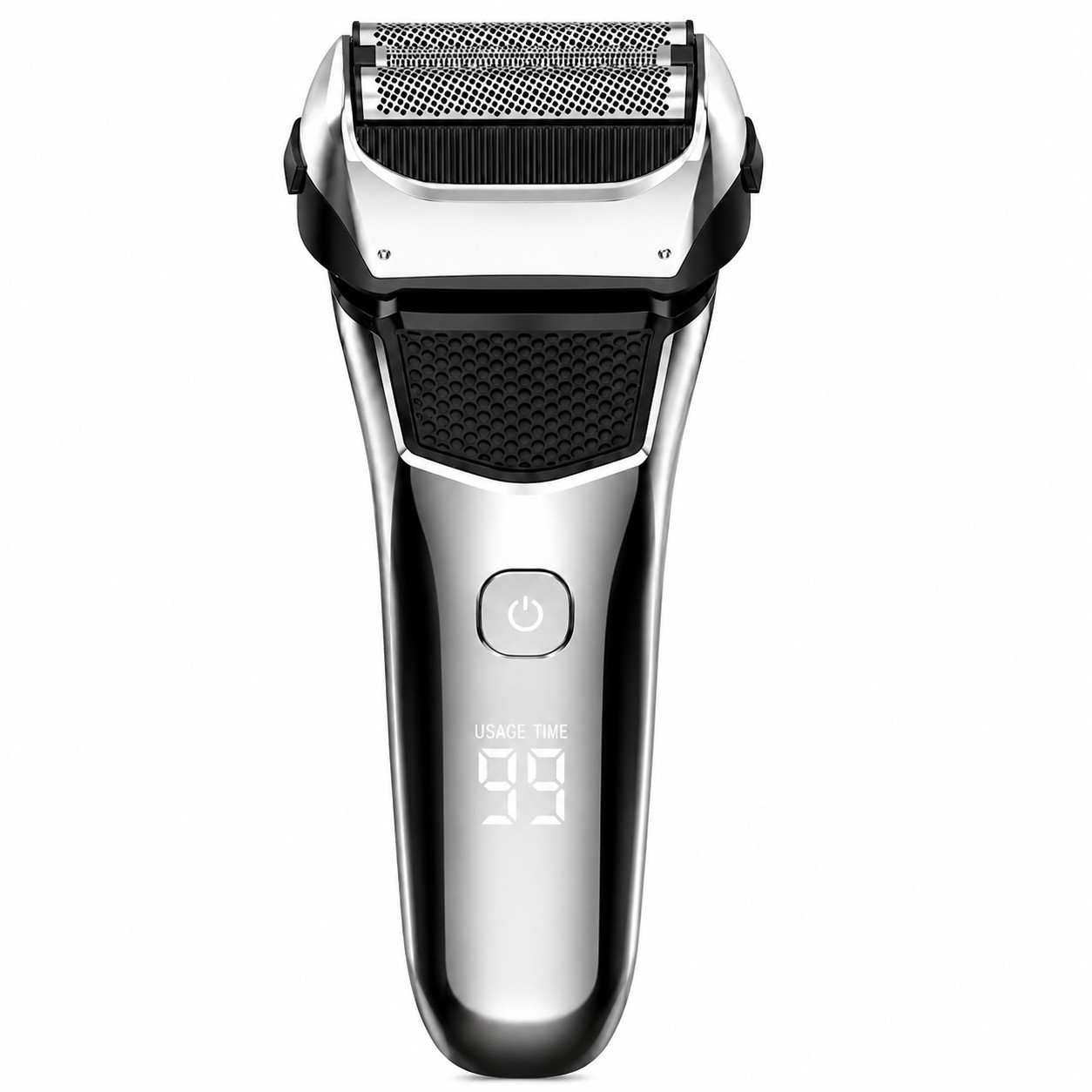 Electric Foil Shaver for Men Wet Dry USB-C Rechargeable Beard Trimmer LED
