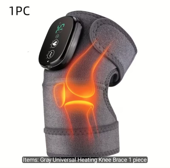 Gray Universal Heating Knee Brace
