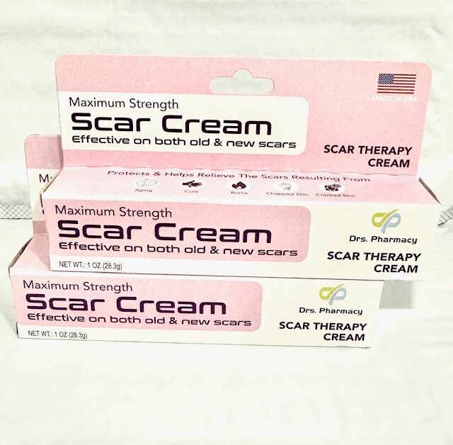 Maximun Strength Scar Cream effective on both Old and new scars ( 2 Pack )