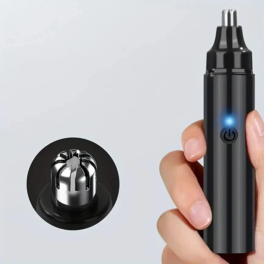 Rechargeable Nose Hair trimmer and Facial Hair remover for Men Nose Hair Shaver