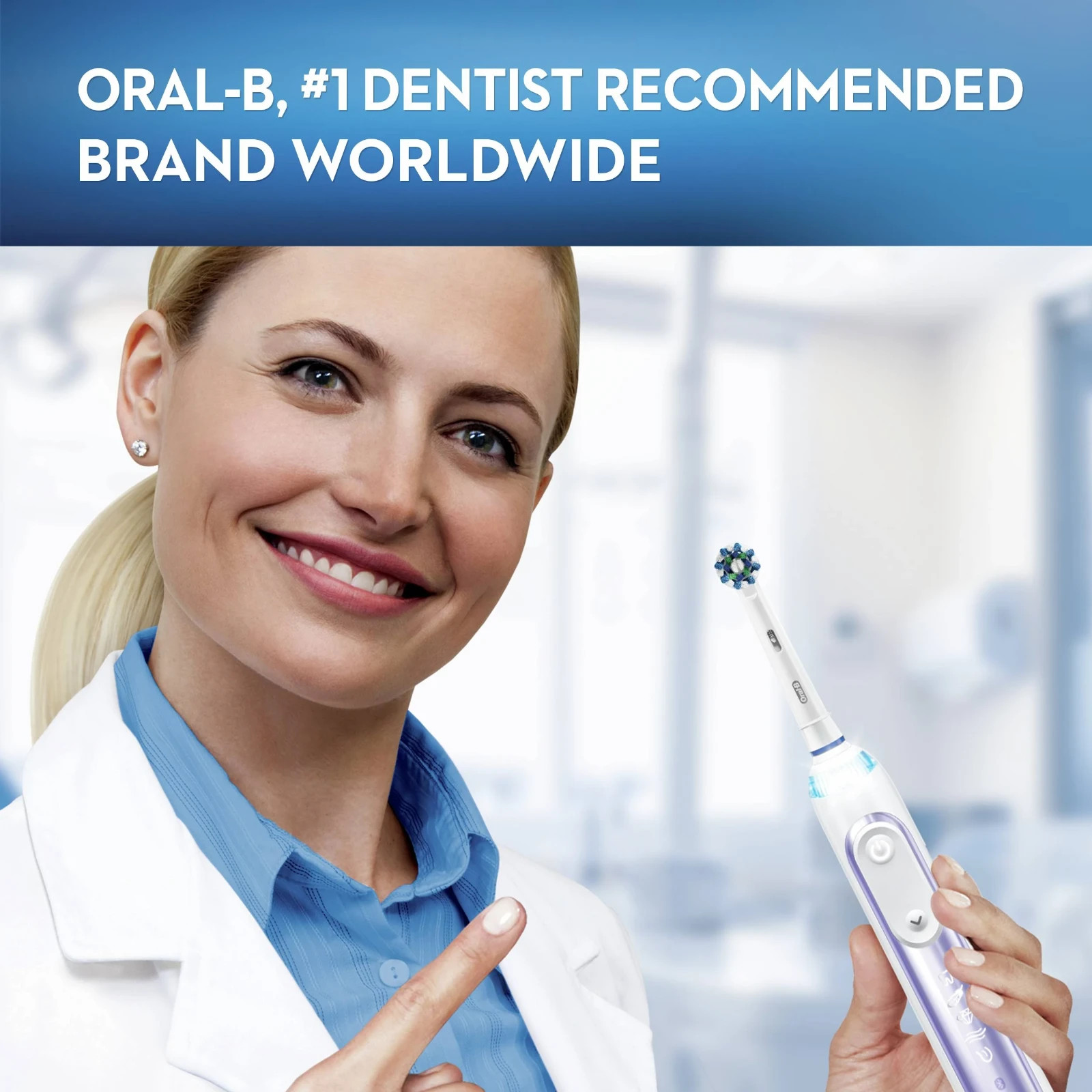 Open Box – Oral-B Genius X Limited Rechargeable Electric Toothbrush, White