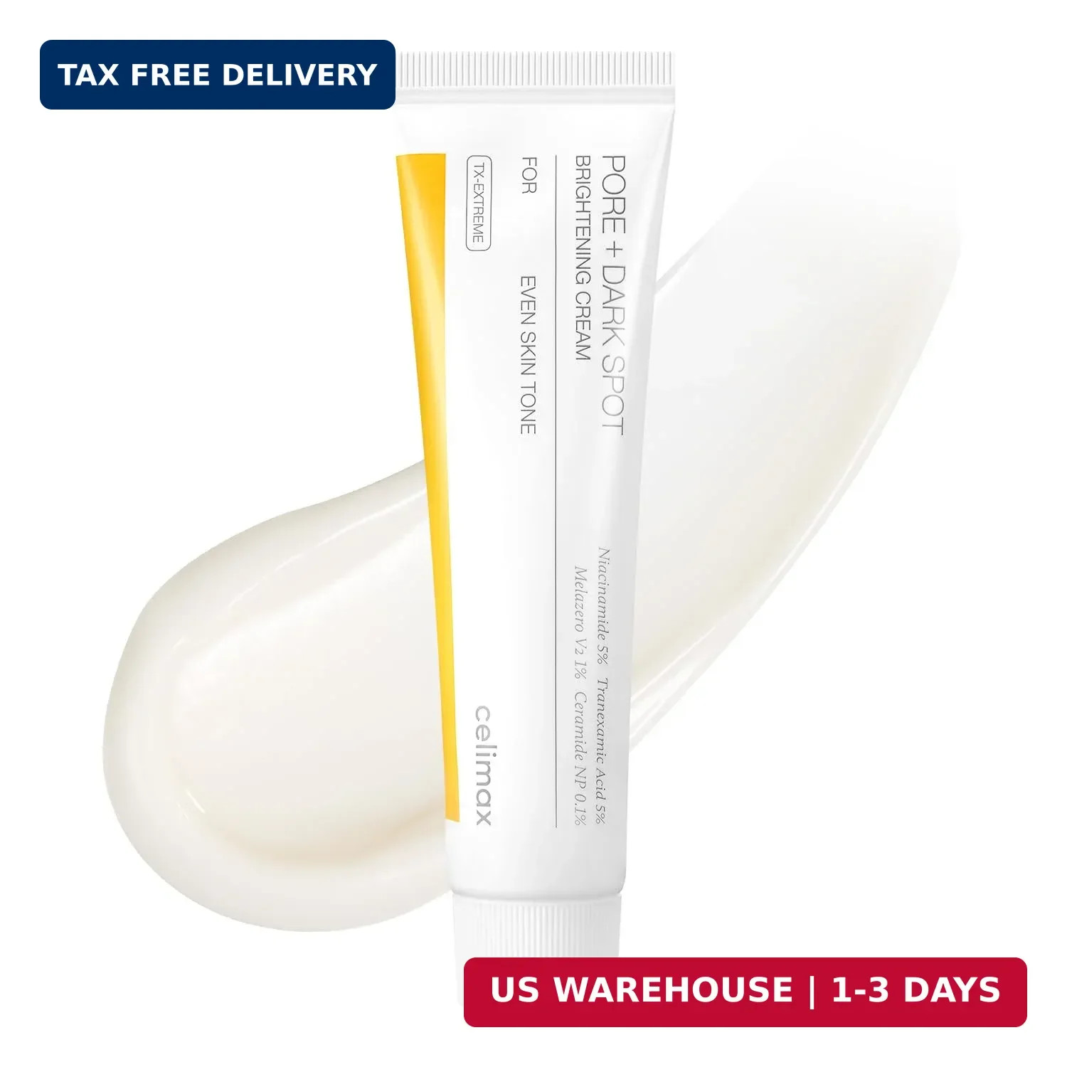 celimax Pore+Dark Spot Brightening Cream | with Niacinamide, Tranexamic Acid, TX