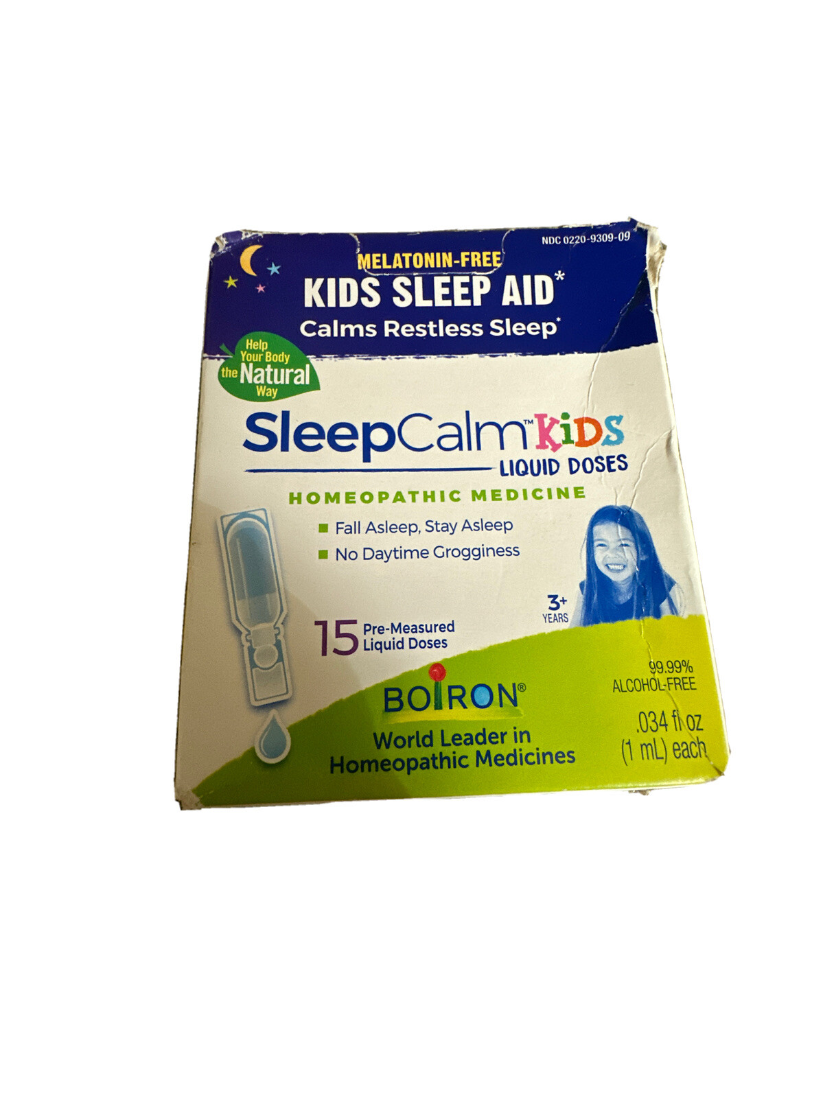 Kids SleepCalm Liquid Doses 3+ Years Melatonin Free 15 PreMeasured Liquid 12/23