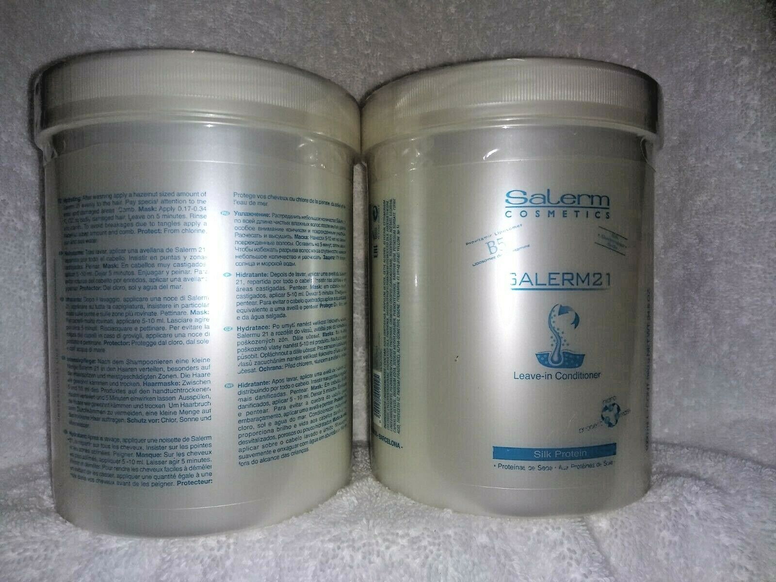 Salerm 21 B5 Silk Protein Leave-In Conditioner 34.5 oz / 1000 ml (2 UNITS)