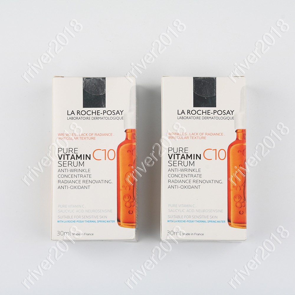 La Roche-Posay 10% Pure Vitamin C Serum Anti-Wrinkle and Anti-Aging 2 pack -US