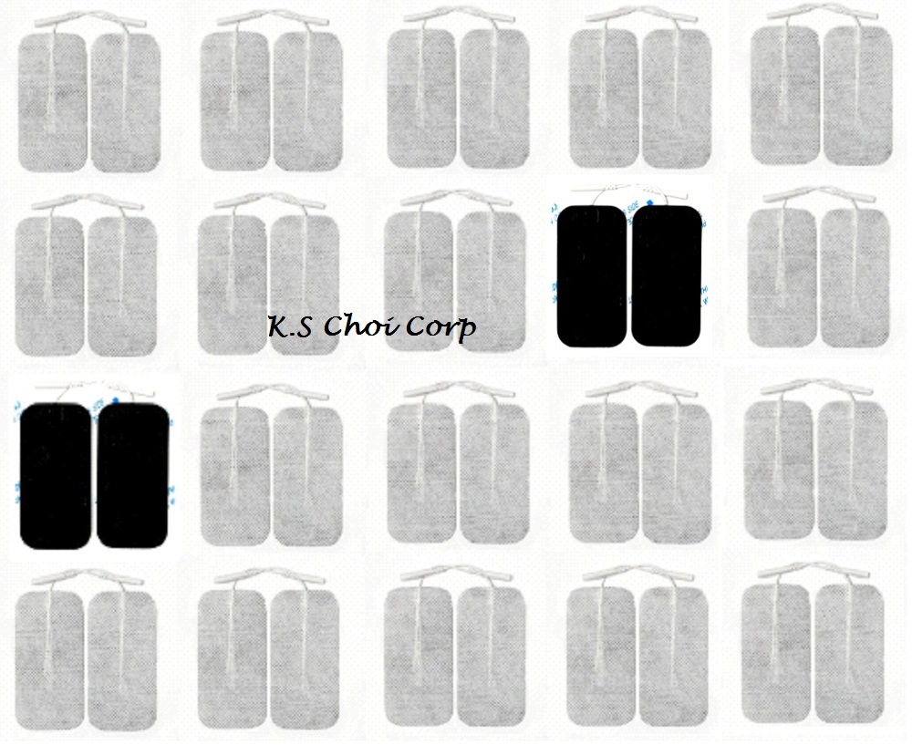 FREE SHIPPING – 2X4 Replacement Electrode Pads – 40 Electrode Pads