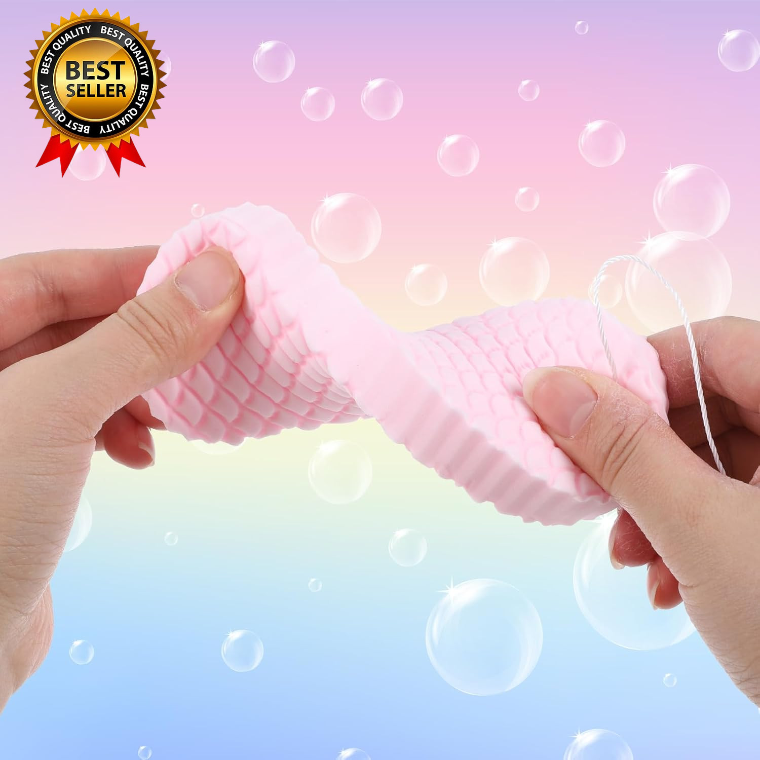 4 PCS Magic Exfoliating Sponge Dead Skin Remover, 3D Magic Exfoliating Bath Spon