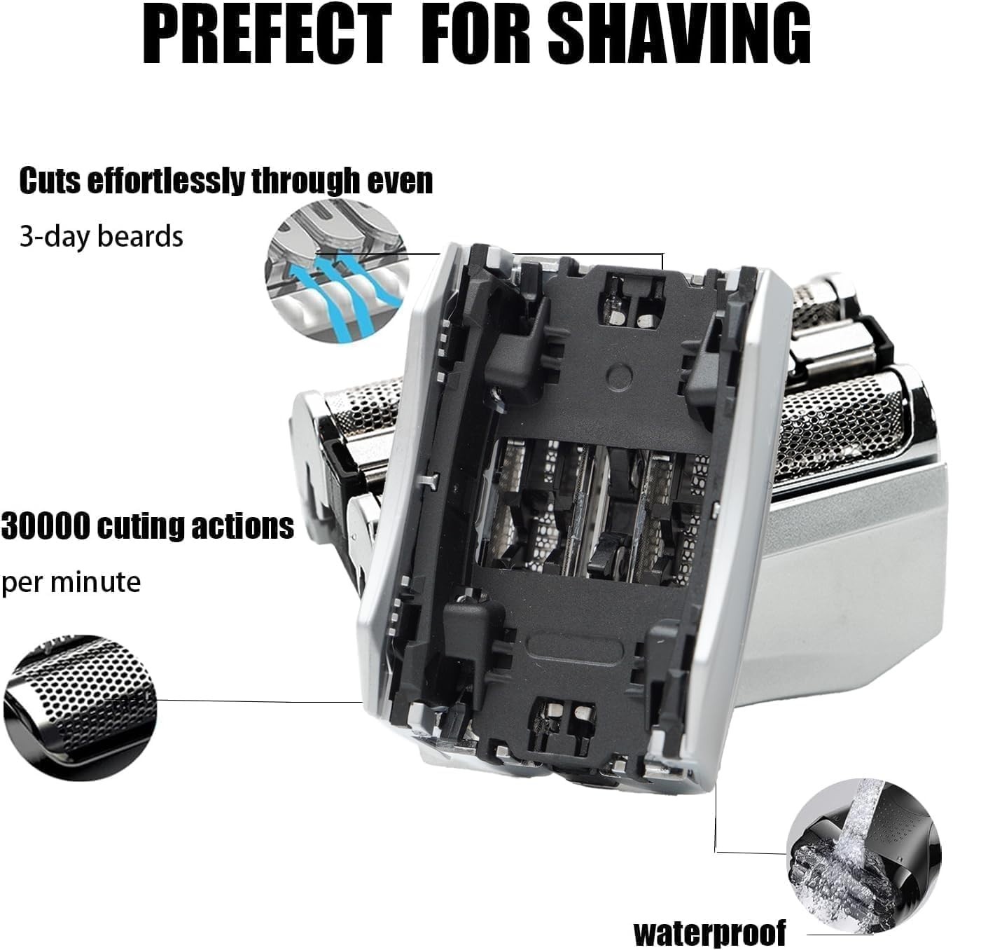 70S Series 7 Replacement Head Compatible with Braun Series 7 Replacement Head…