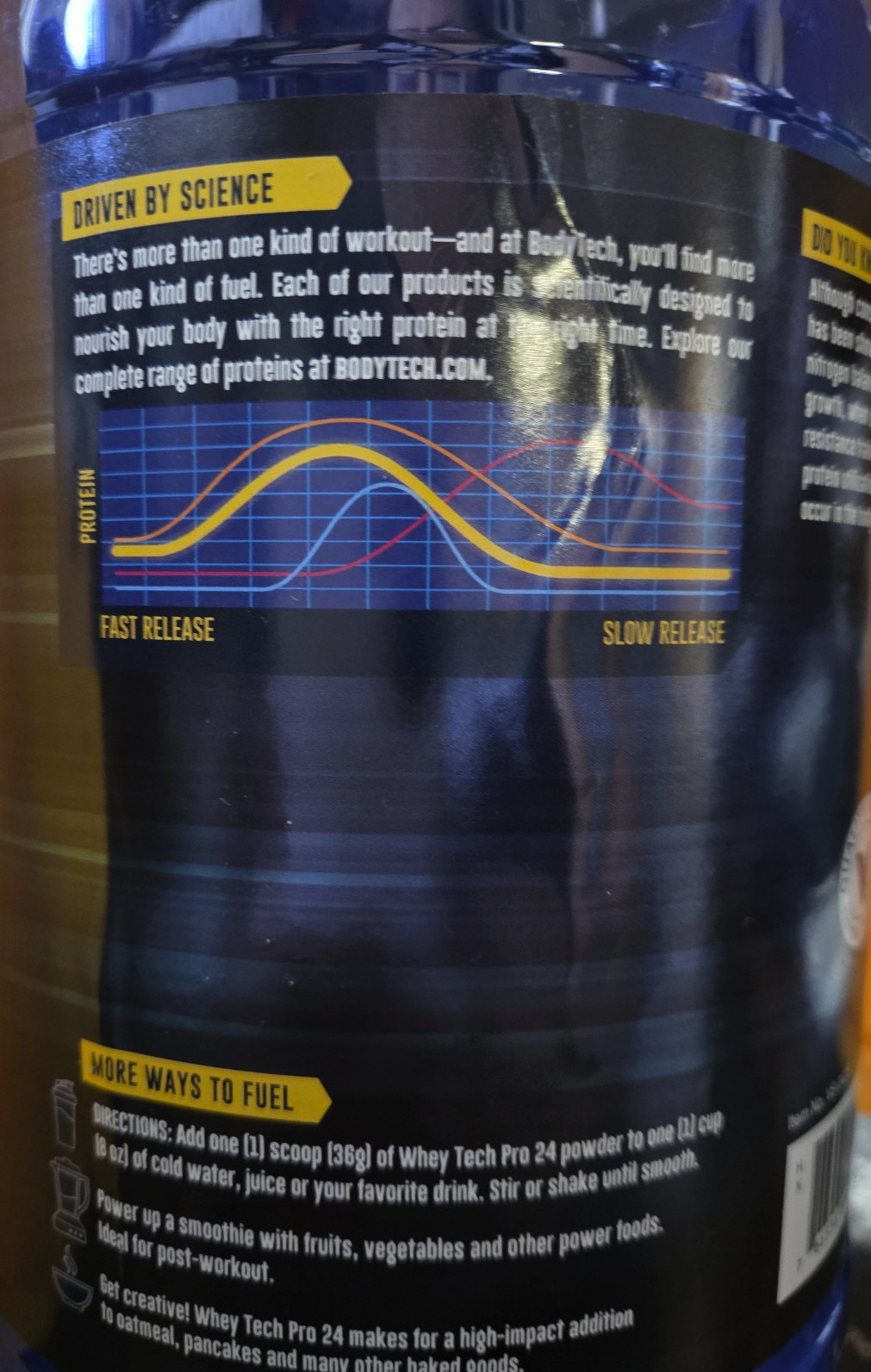 Whey Tech Pro 24 Whey Protein Isolate & Concentrate Powder Choco Cookies 32 oz