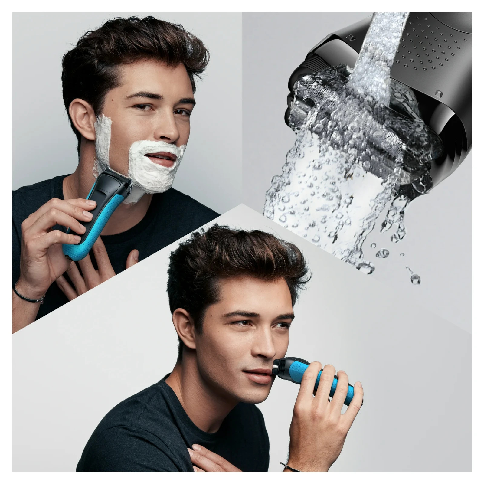 Braun Series 3 310s Wet&Dry Rechargeable Electric Shaver – Blue