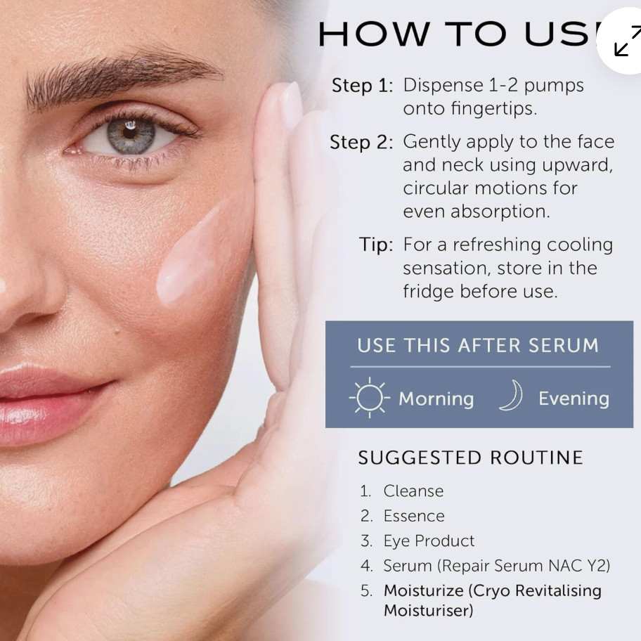 111Skin Cryo Revitalising Moisturizer 1.7 Fl Oz with Hyaluronic Acid