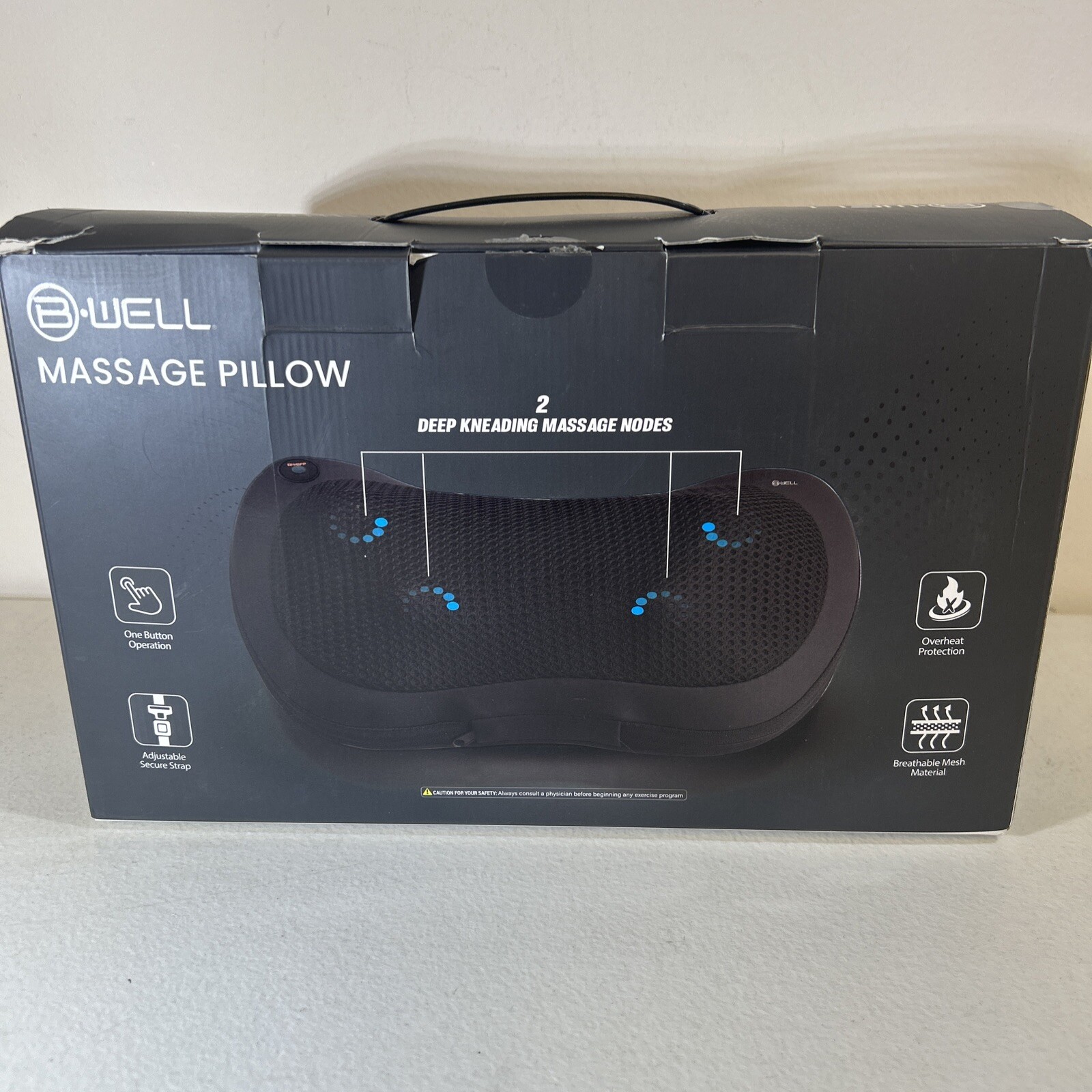 B Well Massage Pillow – Neck, Back, shoulder Massager.