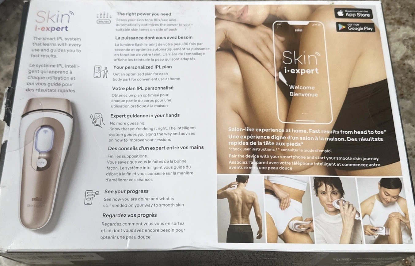 Braun Silk-Expert Pro Iskin Hair Removal System~ Open Box