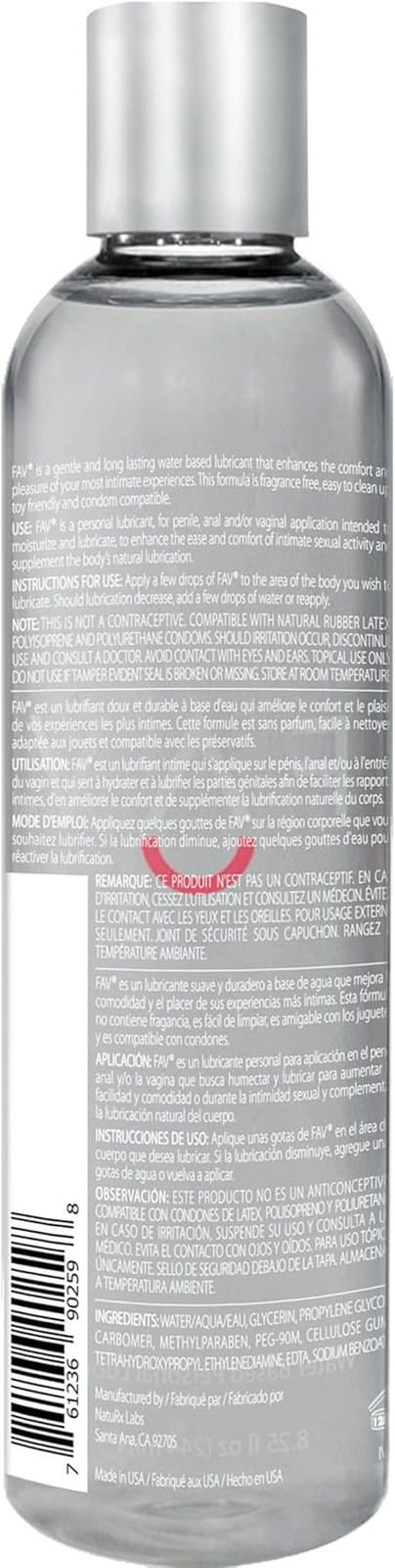 Water Based Luxury Personal Lubricant, Natural Feeling Lube for Women Men and Co