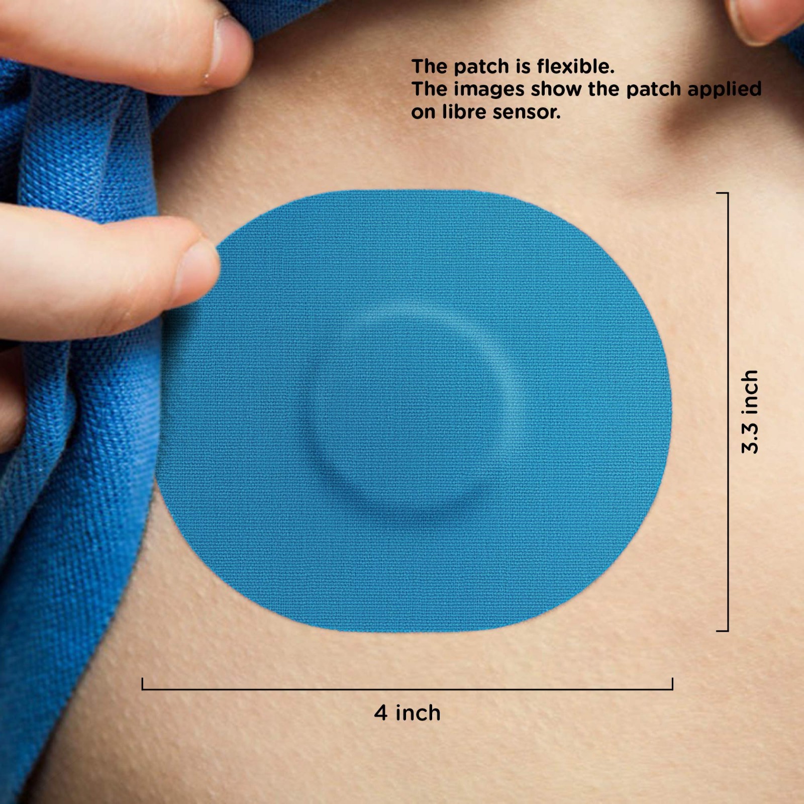 Waterproof Universal Adhesive Patches (25-Pack) – Skin-Friendly CGM Stickers, Be