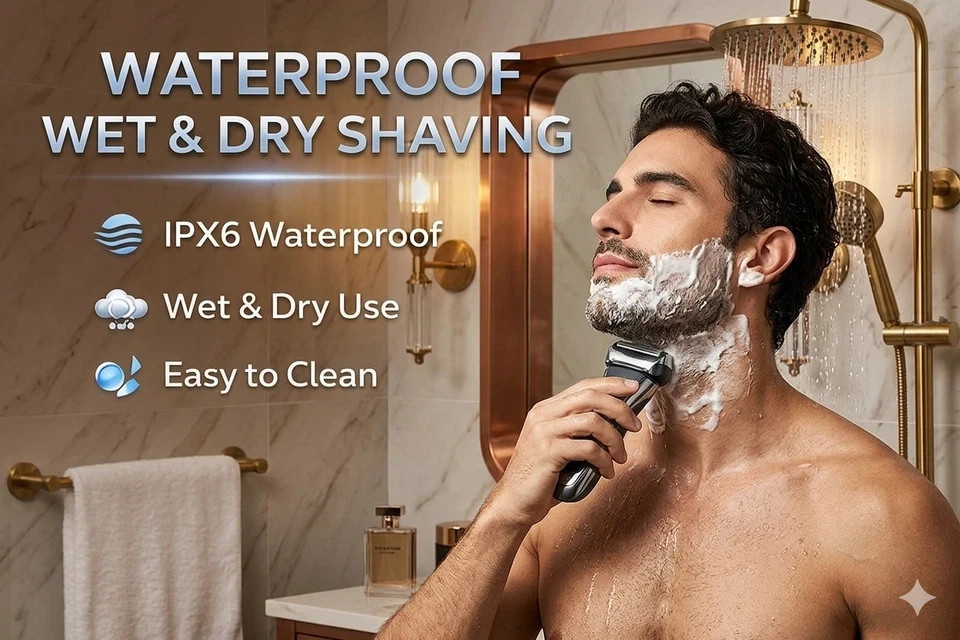 Electric Razor for Men,Shavers for Men Electric Razor Wet Dry